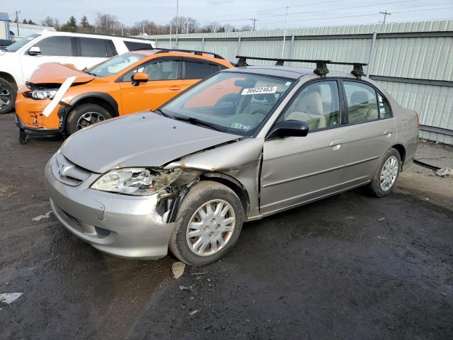 Photo 1 from auction – 2004 HONDA CIVIC LX with VIN 2HGES16554H583273