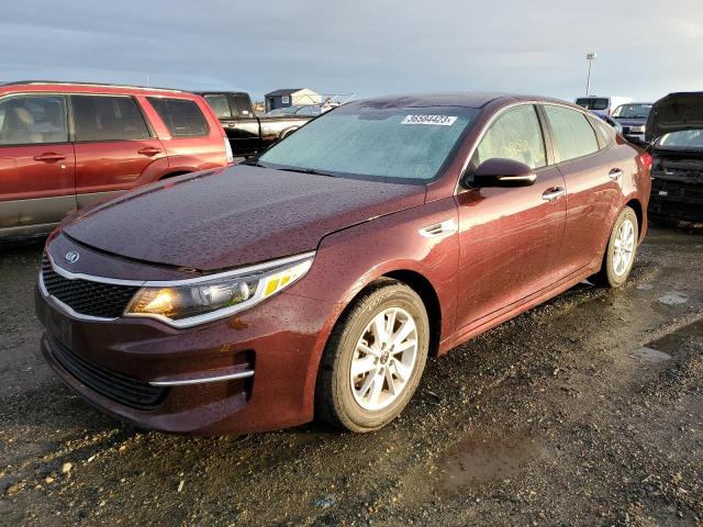 KIA OPTIMA LX 2017 with VIN 5XXGT4L35HG136475 - Photo from auction