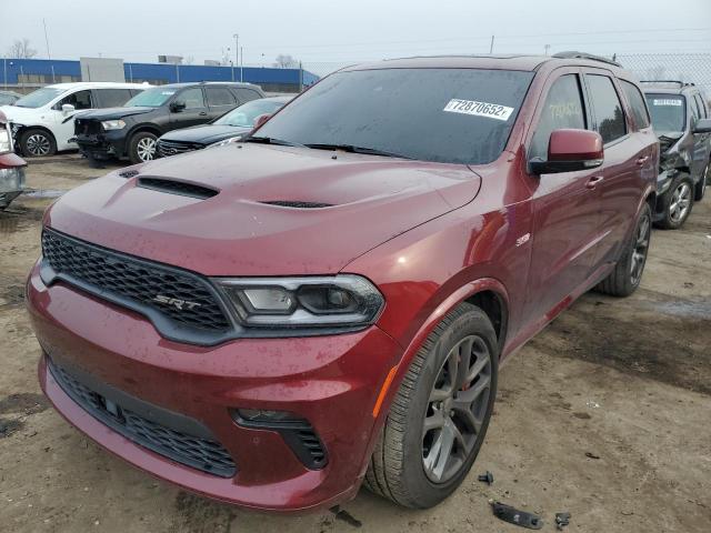DODGE DURANGO SR 2022 with VIN 1C4SDJGJ2NC100348 - Photo from auction