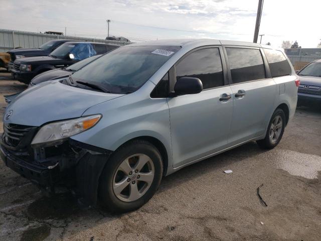 TOYOTA SIENNA 2015 with VIN 5TDZK3DC6FS670195 - Photo from auction