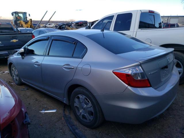 Photo 2 from auction – 2012 HONDA CIVIC HYBR with VIN JHMFB4F20CS008739