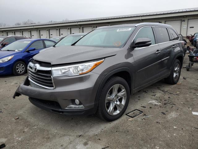 TOYOTA HIGHLANDER 2014 with VIN 5TDYKRFH3ES010394 - Photo from auction