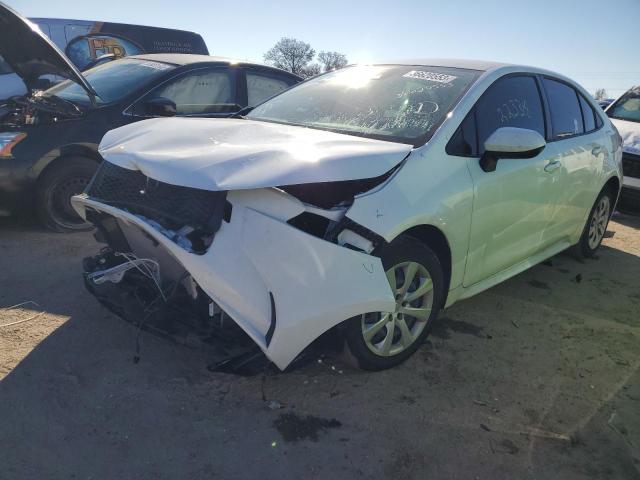 TOYOTA COROLLA LE 2021 with VIN JTDEPMAE2MJ166572 - Photo from auction