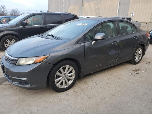 HONDA CIVIC EX 2012 with VIN 19XFB2F81CE019407 - Photo from auction