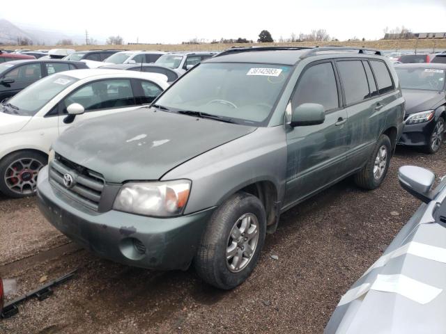 TOYOTA HIGHLANDER 2005 with VIN JTEDP21A750063745 - Photo from auction