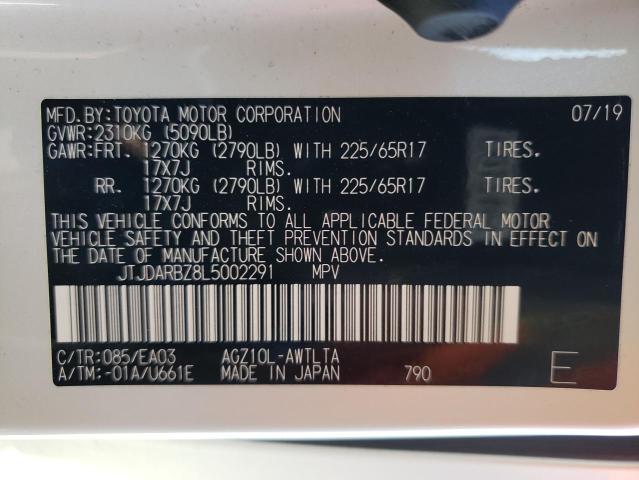 Photo 14 from auction – 2020 LEXUS NX 300 with VIN JTJDARBZ8L5002291