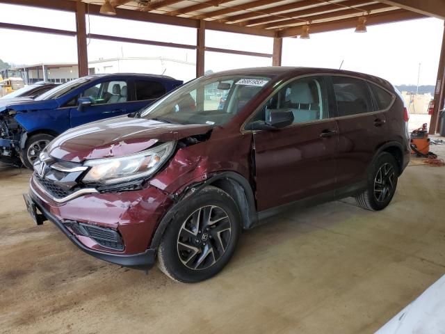 HONDA CR-V SE 2016 with VIN 2HKRM4H41GH619598 - Photo from auction