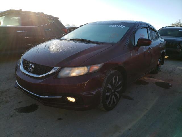 HONDA CIVIC EXL 2015 with VIN 2HGFB2F96FH501437 - Photo from auction
