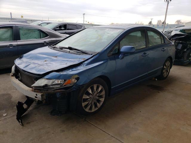 HONDA CIVIC EX 2009 with VIN 19XFA168X9E000439 - Photo from auction
