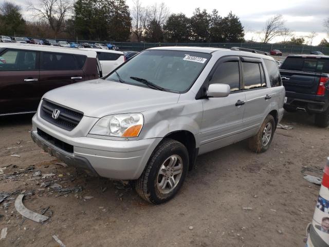 HONDA PILOT EXL 2003 with VIN 2HKYF18543H545522 - Photo from auction