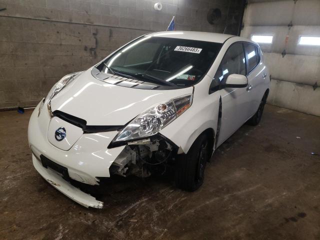 NISSAN LEAF S 2015 with VIN 1N4AZ0CPXFC306946 - Photo from auction