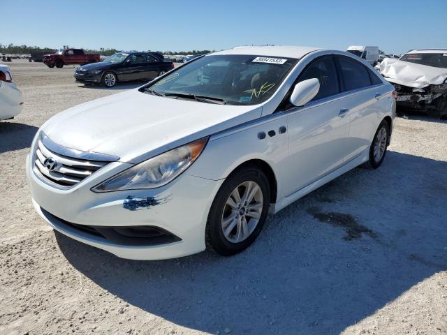 HYUNDAI SONATA GLS 2014 with VIN 5NPEB4AC4EH831446 - Photo from auction