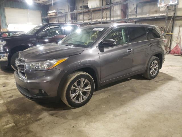 TOYOTA HIGHLANDER 2016 with VIN 5TDBKRFH2GS305480 - Photo from auction