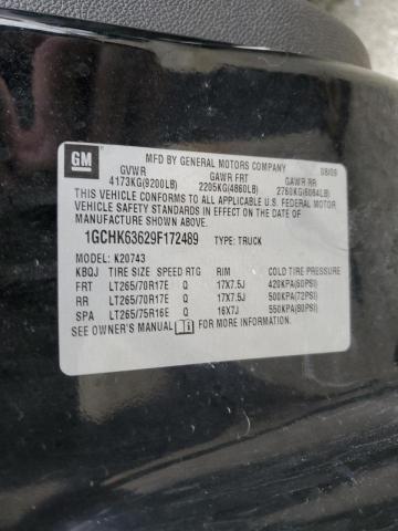 Photo 10 from auction – 2009 CHEVROLET SILVERADO with VIN 1GCHK63629F172489