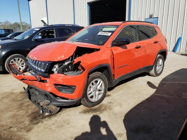 JEEP COMPASS SP 2020 with VIN 3C4NJCAB8LT250355 - Photo from auction