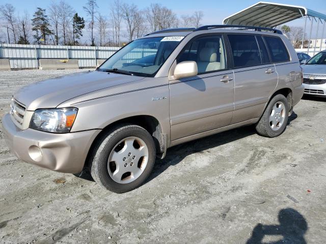 TOYOTA HIGHLANDER 2005 with VIN JTEDP21A550047916 - Photo from auction
