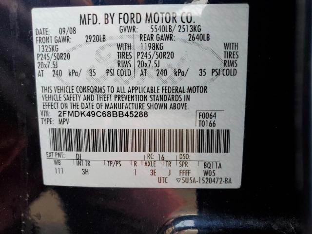 Photo 14 from auction – 2008 FORD EDGE LIMIT with VIN 2FMDK49C68BB45288