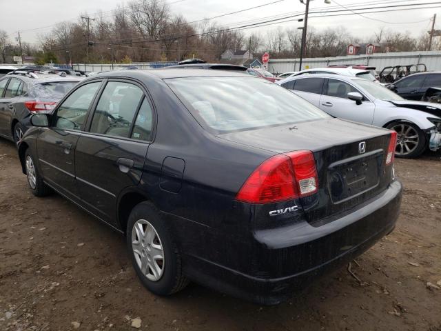 Photo 2 from auction – 2005 HONDA CIVIC with VIN 2HGES16375H523429