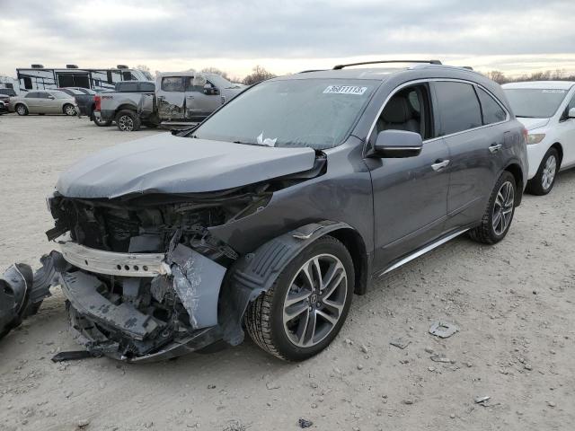 ACURA MDX ADVANC 2017 with VIN 5FRYD4H82HB040536 - Photo from auction