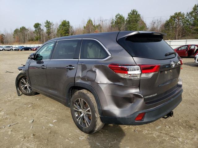 Photo 2 from auction – 2017 TOYOTA HIGHLANDER with VIN 5TDZZRFH6HS201019