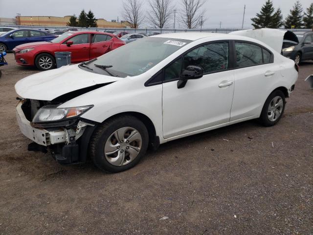 HONDA CIVIC LX 2013 with VIN 2HGFB2F48DH109643 - Photo from auction