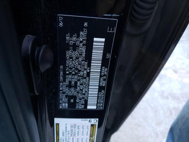 Photo 14 from auction – 2012 TOYOTA 4RUNNER SR with VIN JTEBU5JR5C5105949