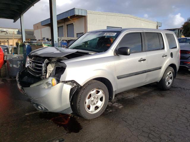 HONDA PILOT LX 2012 with VIN 5FNYF3H20CB002541 - Photo from auction