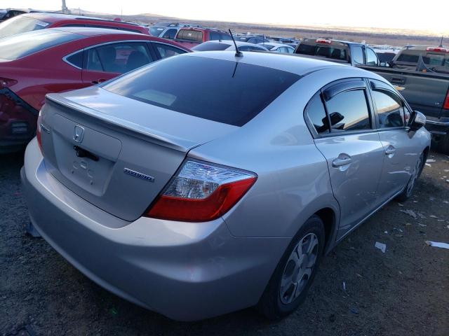 Photo 3 from auction – 2012 HONDA CIVIC HYBR with VIN JHMFB4F20CS008739