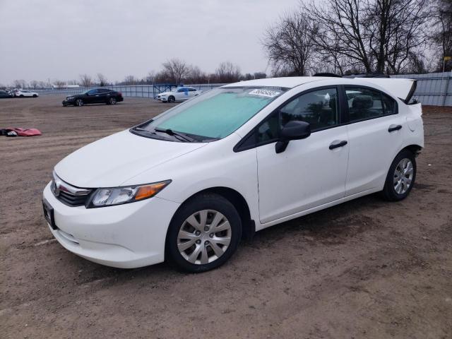 HONDA CIVIC DX 2012 with VIN 2HGFB2E23CH048300 - Photo from auction