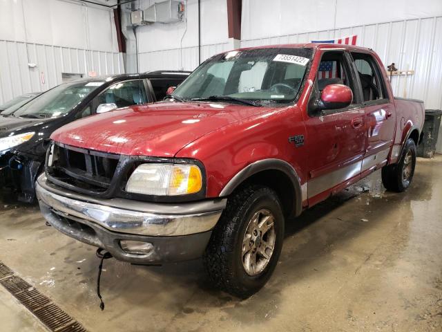 FORD F150 SUPER 2002 with VIN 1FTRW08L02KA85109 - Photo from auction