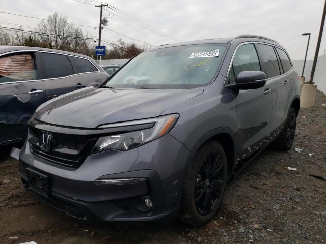 HONDA PILOT SE 2022 with VIN 5FNYF6H21NB063546 - Photo from auction