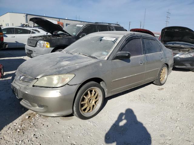 Photo 1 from auction – 2005 HONDA CIVIC LX with VIN 2HGES15645H575855