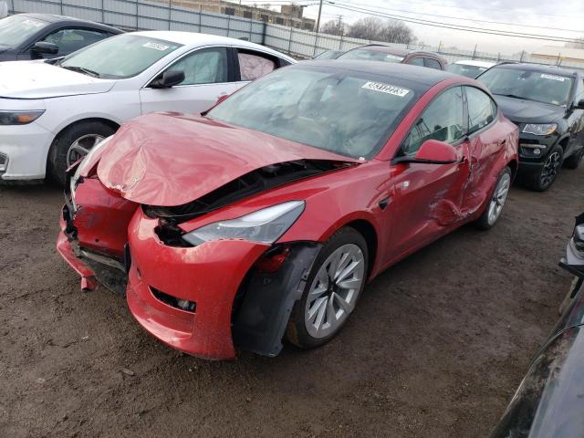 TESLA MODEL 3 2022 with VIN 5YJ3E1EA1NF290375 - Photo from auction