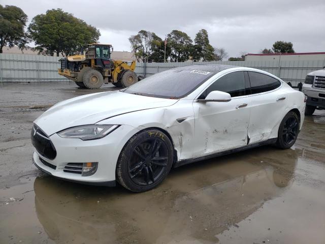 TESLA MODEL S 2014 with VIN 5YJSA1H17EFP41344 - Photo from auction