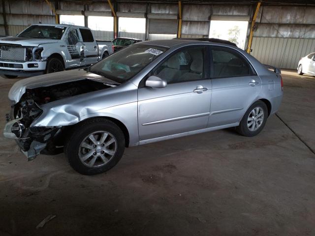 KIA SPECTRA EX 2009 with VIN KNAFE221595647990 - Photo from auction