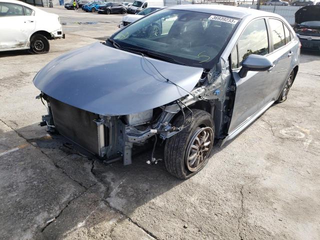 TOYOTA COROLLA LE 2021 with VIN JTDEAMDE8MJ027544 - Photo from auction