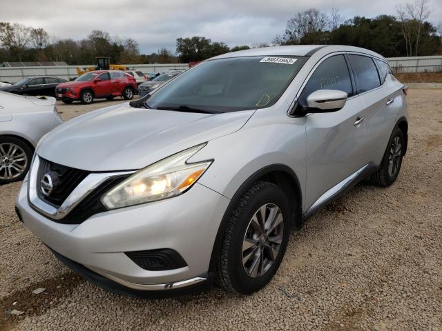 NISSAN MURANO S 2016 with VIN 5N1AZ2MG9GN127612 - Photo from auction