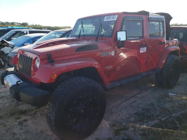 JEEP WRANGLER U 2015 with VIN 1C4BJWEG1FL527681 - Photo from auction