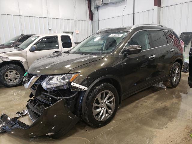 NISSAN ROGUE S 2015 with VIN 5N1AT2MV5FC812863 - Photo from auction