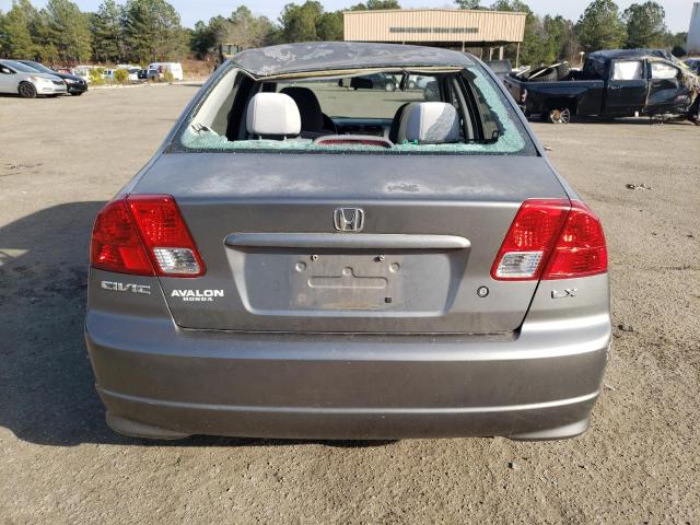 Photo 6 from auction – 2005 HONDA CIVIC LX with VIN 2HGES16515H504313
