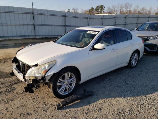 INFINITI G37 BASE 2012 with VIN JN1CV6AP7CM933889 - Photo from auction