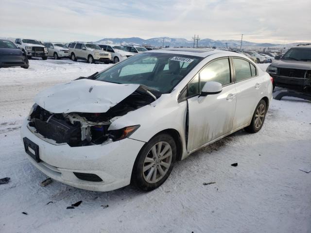 HONDA CIVIC EX 2012 with VIN 2HGFB2F89CH581142 - Photo from auction