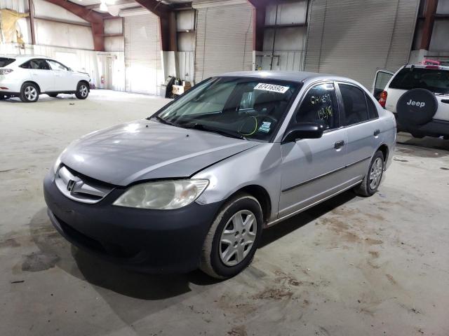 HONDA CIVIC DX V 2005 with VIN 2HGES16375H604530 - Photo from auction