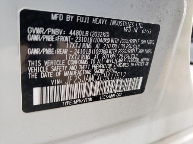 Photo 14 from auction – 2014 SUBARU FORESTER 2 with VIN JF2SJAMCXEH477612
