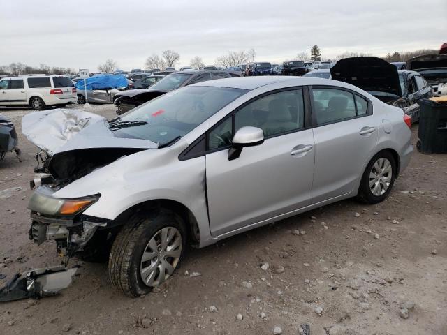 HONDA CIVIC LX 2012 with VIN 2HGFB2F58CH578612 - Photo from auction