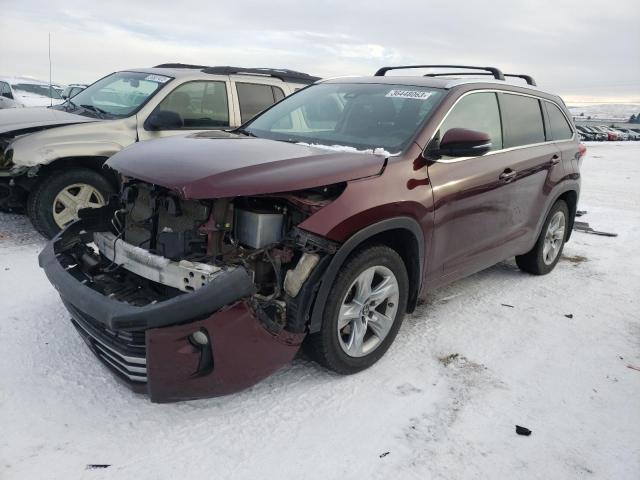 TOYOTA HIGHLANDER 2018 with VIN 5TDDZRFHXJS877683 - Photo from auction