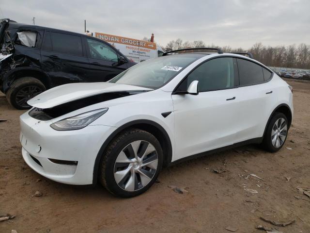 TESLA MODEL Y 2021 with VIN 5YJYGDEE5MF263263 - Photo from auction