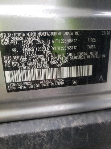 Photo 14 from auction – 2020 TOYOTA RAV4 LE with VIN 2T3H1RFV6LC061068