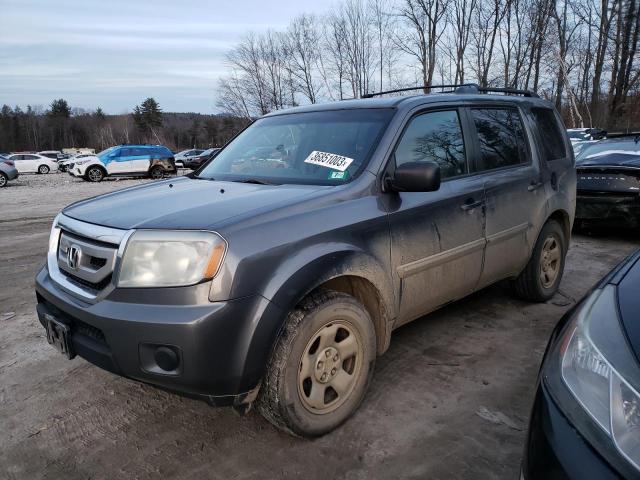 HONDA PILOT LX 2011 with VIN 5FNYF4H23BB075374 - Photo from auction