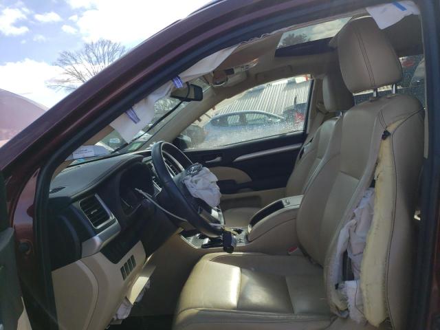 Photo 7 from auction – 2016 TOYOTA HIGHLANDER with VIN 5TDJKRFH8GS289975